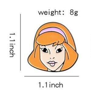 Daphne from Scooby Doo Pin Brooch